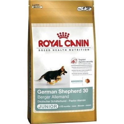   Royal Canin 12     :  15 . (German Shepherd junior 30)