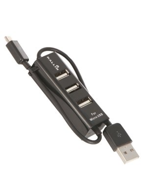    USB Readyon RD-43004 USB 3 ports Black