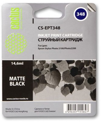   Cactus CS-EPT348, Matte Black     Epson Stylus Photo 2100