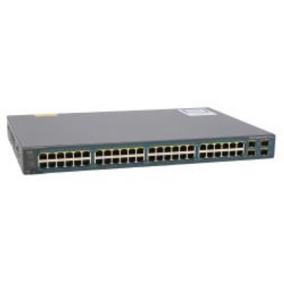    Catalyst Cisco WS-C3560V2-48TS-S 48 10/100 + 4 SFP + IPB (Standard) Image