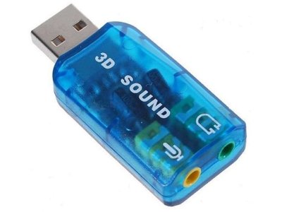     USB TRUA3D (C-Media CM108) 2.0 channel out 44-48KHz (5.1 virtual channel) RTL (ASIA U