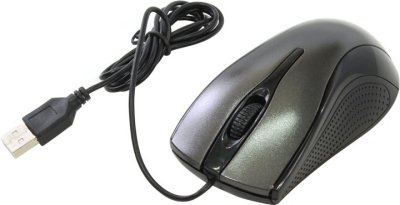    OKLICK Optical Mouse (215M) (Black&Grey) (RTL) USB 3btn+Roll (945636)