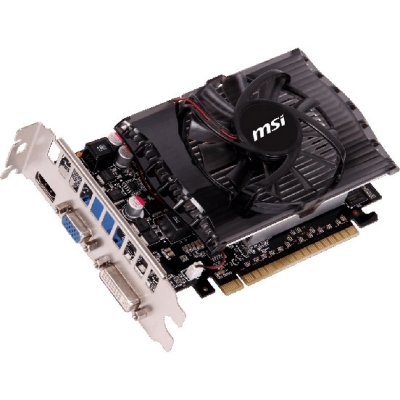   MSI GeForce GT 630 810Mhz PCI-E 2.0 4096Mb 1000Mhz 128 bit DVI HDMI HDCP