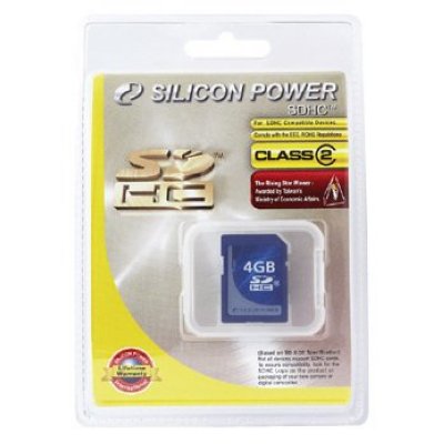     Silicon Power SDHC Card 4GB Class 2