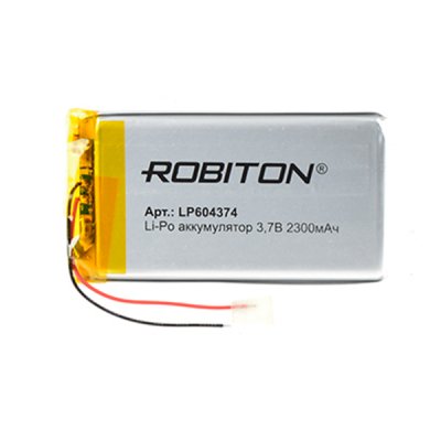    LP604374 - Robiton 3.7V 2300mAh 14906