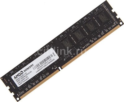     AMD RADEON Memory R334G1339U1S-UO DDR-III DIMM 4Gb PC3-10600 Low Profile CL9