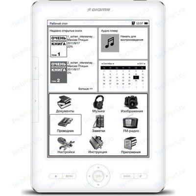     Digma S605T 6" E-Ink touch 4Gb 