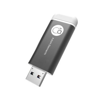    USB Flash Drive 64Gb - ADAM iKlips for iPhone / iPad USB Grey ADRAD64GIKLGY / ADRAD64GKLPG