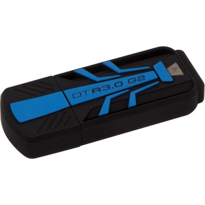   64Gb Kingston R3.0 G2 (DTR30G2/64GB), USB3.0, Black-Blue,  , RTL