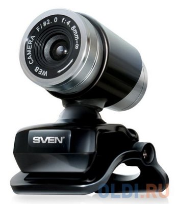   Webcamera SVEN IC720 Black (640x480, USB, )