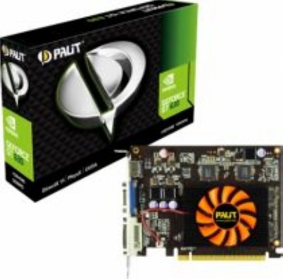   Palit GeForce GT 630  PCI-E 1Gb 128bit GDDR5 810/1620Mhz DVI(HDCP)/HDMI/VGA RTL (NE5T6300H