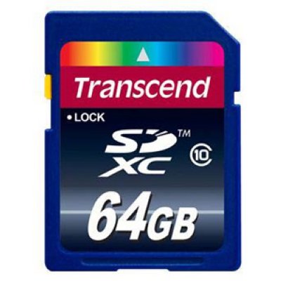     TRANSCEND SDXC 64 GB Class 10 TS64GSDXC10
