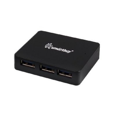    USB SmartBuy SBHA-6000-K USB 4 ports Black