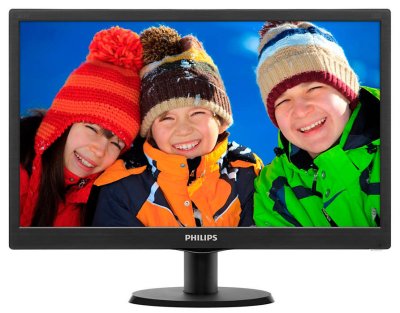    Philips 19.5" 203V5LSB26 (10/62) Glossy-Black TN LED 5ms 16:9 10M:1 250cd