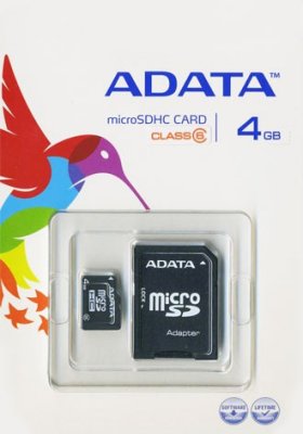     ADATA MicroSDHC 16GB Class4+