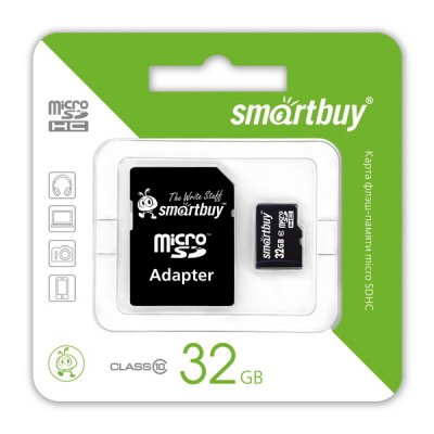   SmartBuy microSDHC Class 10 32GB   (  SD)