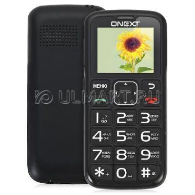     ONEXT Care-Phone 5 Black, 