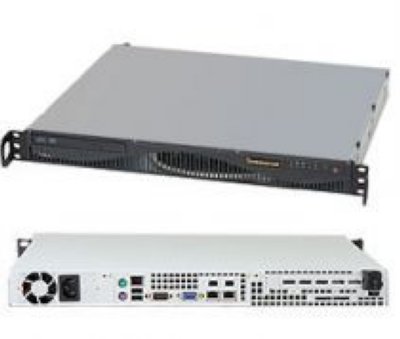   Supermicro SYS-5017C-MF  A1U (LGA1155, C202, UP 32GB UDDR3 1.3 ECC, 2xInt 2.5/3.5"