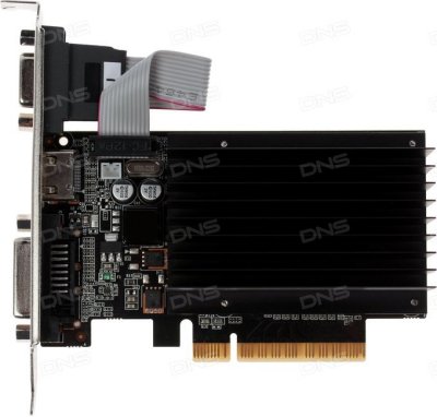    1024Mb Palit GeForce GT710 PCI-E DVI HDMI HDCP NEAT7100HD06-2080H Retail