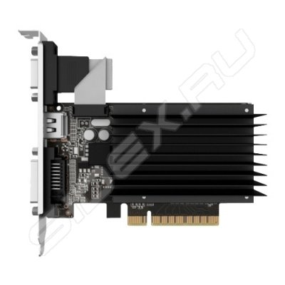    Palit GeForce GT 730 700Mhz PCI-E 2.0 1024Mb 1400Mhz 64 bit DVI HDMI HDCP Cool RTL