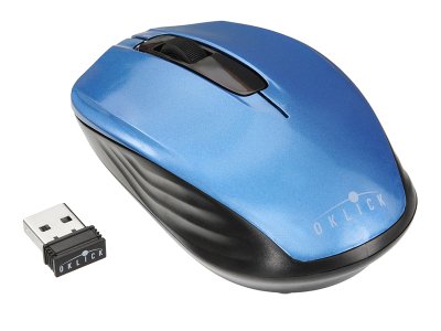    Oklick 195M blue/black optical (800dpi) USB (2but)