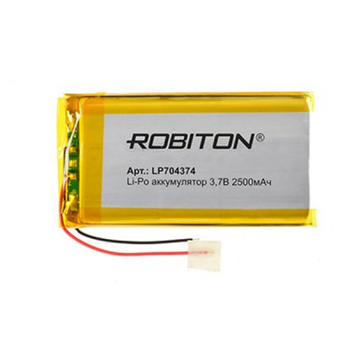   LP704374 - Robiton 3.7V 2500mAh 14908