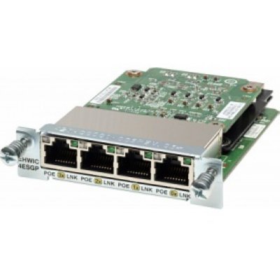   Cisco EHWIC-4ESG=  Four port 10/100/1000 Ethernet switch interface card