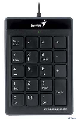      Genius NumPad i110, USB, black, Hanger