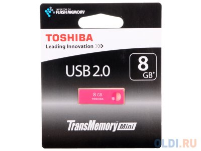     8GB USB Drive (USB 2.0) Toshiba TransMemory Enshu red (THNU08ENSRED(6)