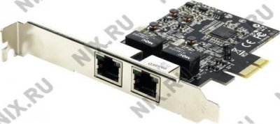     STLab N-380 (RTL) PCI-Ex1 Dual Port Gigabit LAN Card
