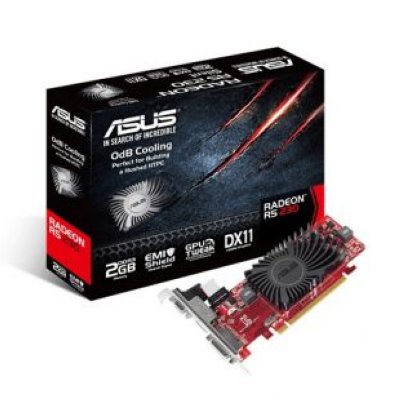    Asus R5230-SL-2GD3-L Radeon R5 230 2Gb 64bit DVI/HDMI/VGA