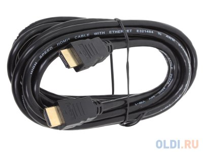    3Cott HDMI 19M/M 3C-HDMI-002GP-3.0M,  1.4, 3D + Ethernet, 30AWG,  