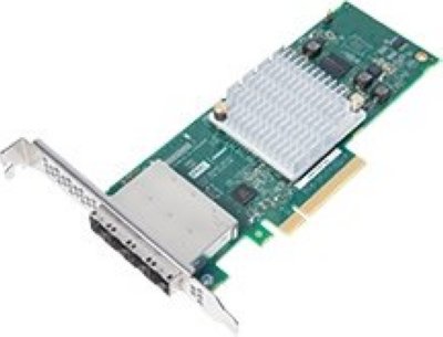    SAS Adaptec HBA 1000-16e SGL, 16  , PCI-Ex8, 12GB/s, 4 x mini SAS HD (SFF-86