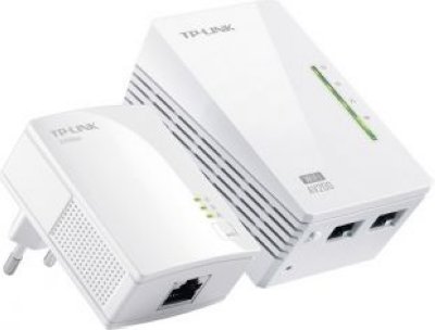   TP-LINK TL-WPA2220KIT  powerline WiFi 300Mbps, 802.11b/g/n, 2UTP, Powerline200Mbps, 2  