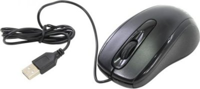    OKLICK Optical Mouse (205M) (Black) (RTL) USB 3btn+Roll (945630)