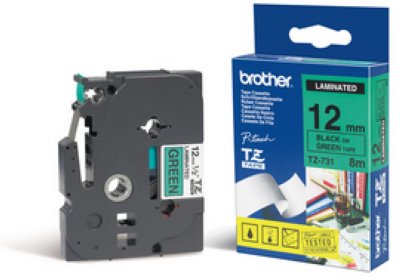   TZ-731   Brother (P-Touch) (12  /)