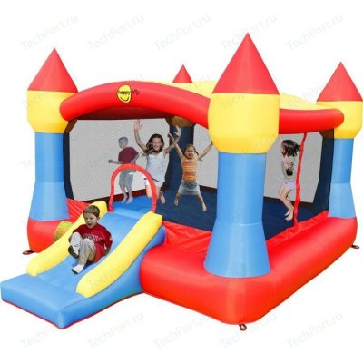  Happy Hop   Super Castle Bouncer with Slide 9217N