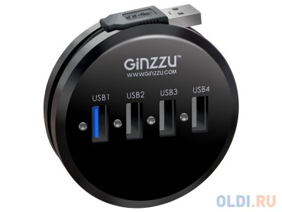    USB 3.0/2.0 Ginzzu GR-314UB, 4  (1xUSB3.0+3xUSB2.0)