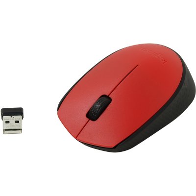    Logitech M171 Wireless Mouse Red (910-004641)