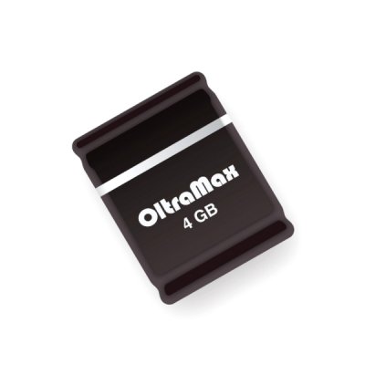   - USB Flash Drive 4Gb - OltraMax 50 Black OM004GB-mini-50-B