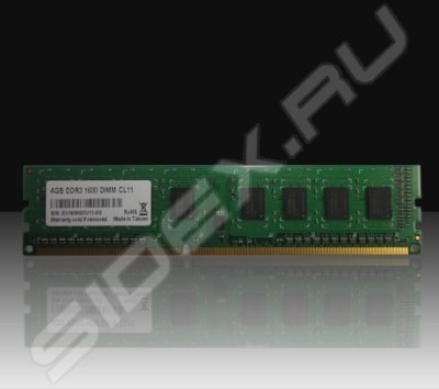     AFOX 4GB DDR3 1600 DIMM (AFLD34GM2)