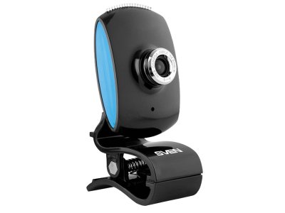   Webcamera SVEN IC350 Black-Blue -Camera (640x480, USB, )