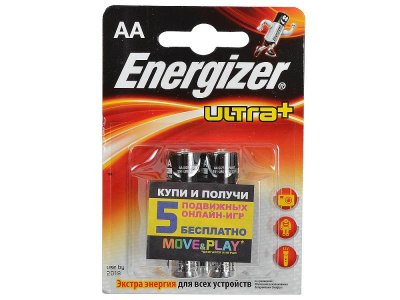    LR6/AA  Energizer Ultra+ 2  e1000