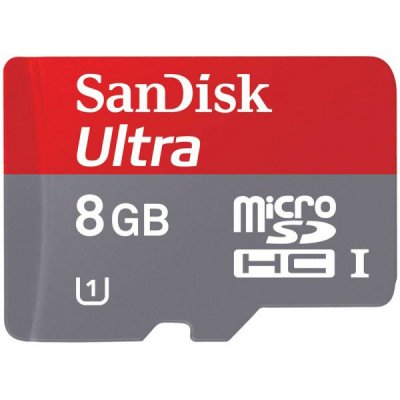   (SDSDQUA-008G-U46A)   SanDisk Mobile Ultra ANDROID,  microSDHC  10, 8   