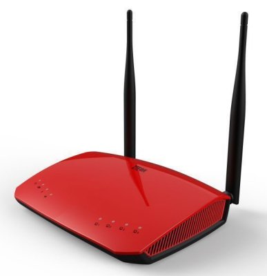    ZTE (053700900490) 4- 10/100Mbit/s E5501 red 300Mbps Wireless-N Router (Antenna outside)