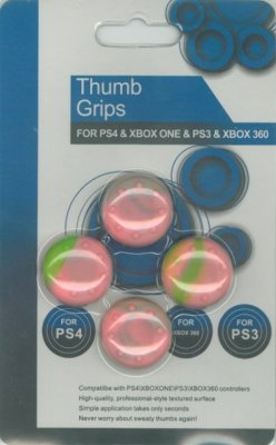   XBOX  Thumb grips (   ) Green-Pink (-) 360)