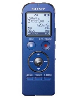     Sony ICDUX533L.CE7 4Gb Blue Mic SP MP3 microSD miniUSB 