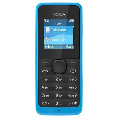     Nokia 105 2017 Dual Sim  (cyan)