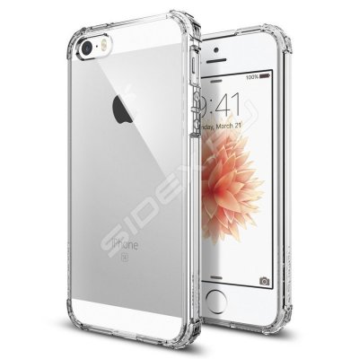   -  Apple iPhone SE, 5S, 5 (Spigen Crystal Shell 041CS20177) (-)