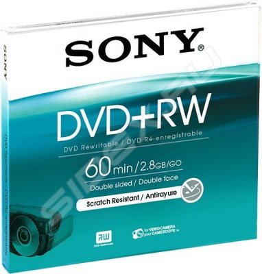    DVD+RW Sony 2.8Gb 4x 8cm Jewel Case (1 ) (DPW60A)